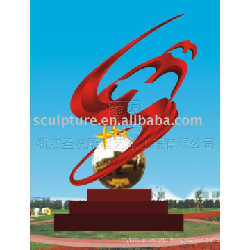 Modern Large Abstract Stainless steel sculpture Arts sculpture for Outdoor decoration